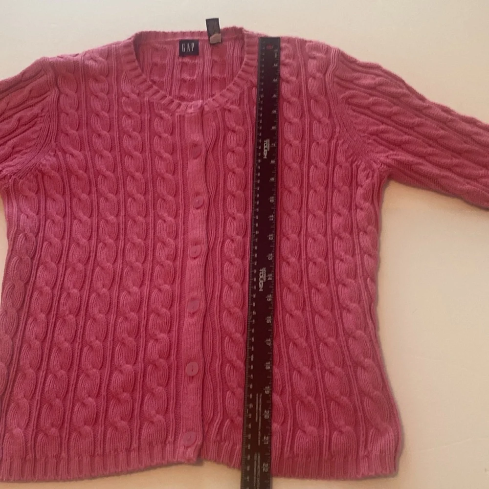 Pink Gap‎ Women's Cable Knit Cardigan Sweater